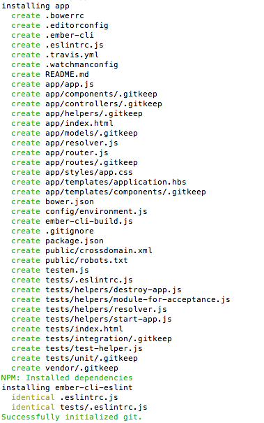 Installing an ember app